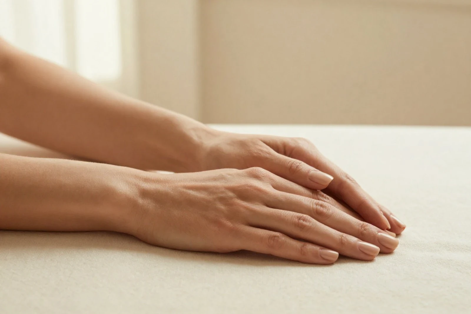 Hand rejuvenation assessment at Body Dezign House Newstead, Brisbane
