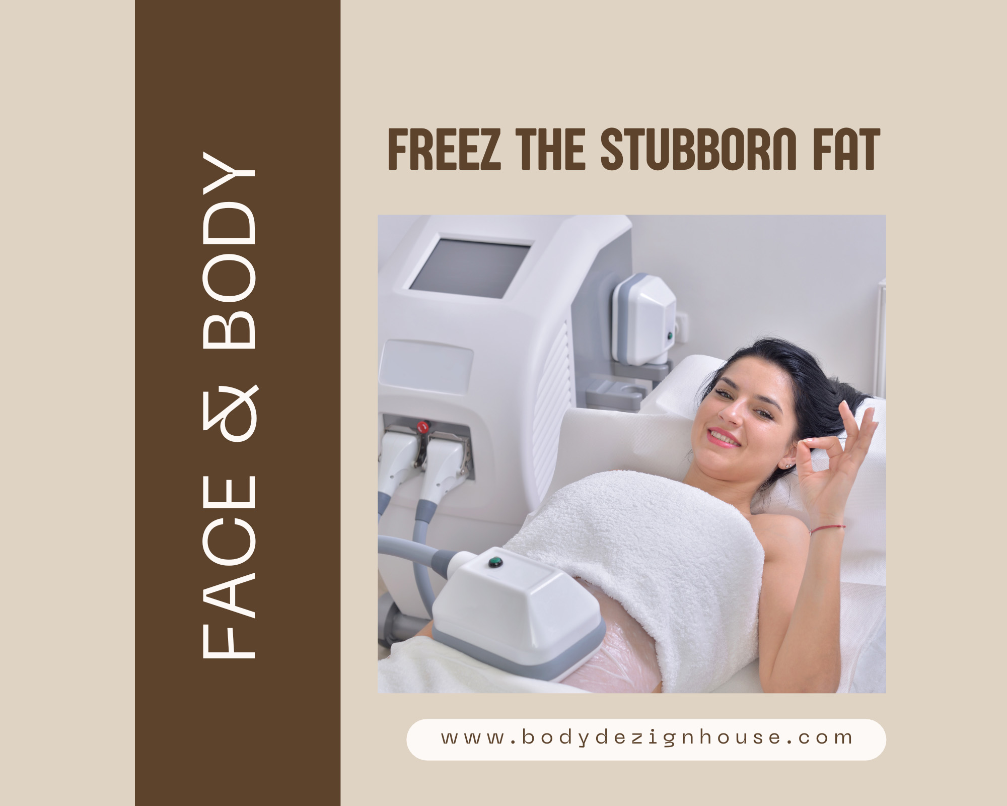 Freeze stubborn fat