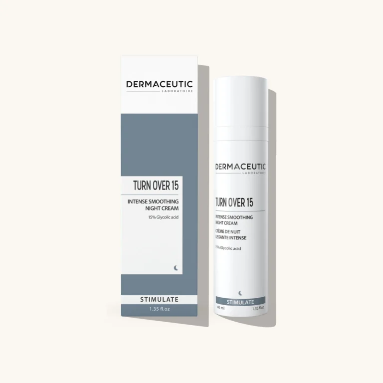 Turn Over 15 Intense Smoothing Night Cream, skincare stocked at Body Dezign House in Newstead, Brisbane